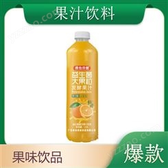 益生菌发酵果汁鲜橙味1.25L大瓶装果味饮品商超渠道