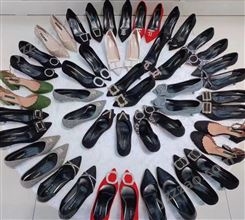 厂家处理鞋秋新款韩版浅口尖头鞋中跟细跟女鞋洋气中低跟鞋女单鞋