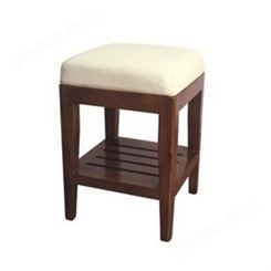 广州豪匠美业实木方凳定制批发实木美容按摩推拿床配套实木方凳