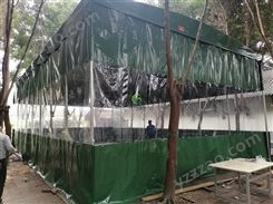 厂家定做电动推拉棚大型仓库活动雨篷推拉蓬环保防护篷宜宾