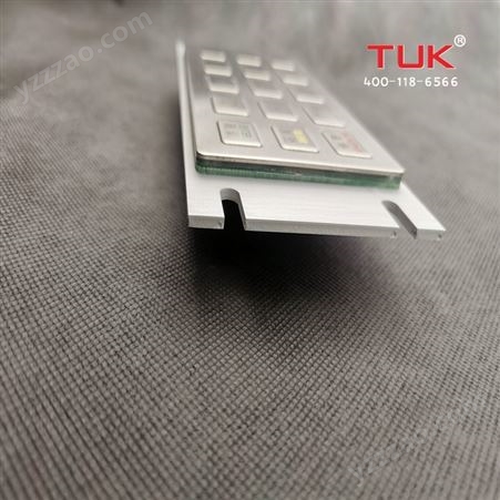 TUK-KB-15金属键盘可定制按键字采用激光雕刻