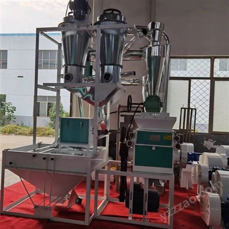 厂家稳定供应 粮食加工厂 自动上料循环运作 制粉研磨机器
