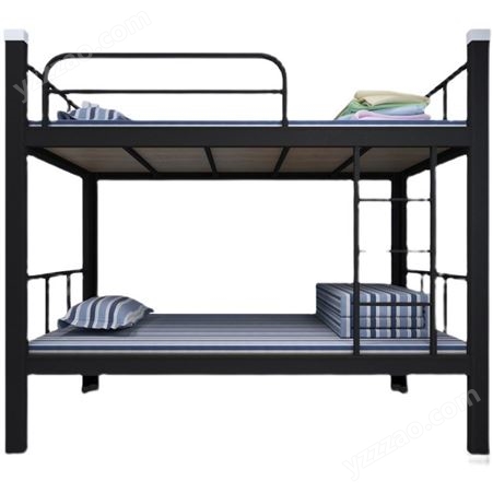 MZ-GYC-020大学生员工上下铺双人床 加厚钢管高低床 学校宿舍上下双层床 工地床