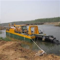 河道小型清淤船制造 清淤机械工作能力 水库挖泥船现货销售