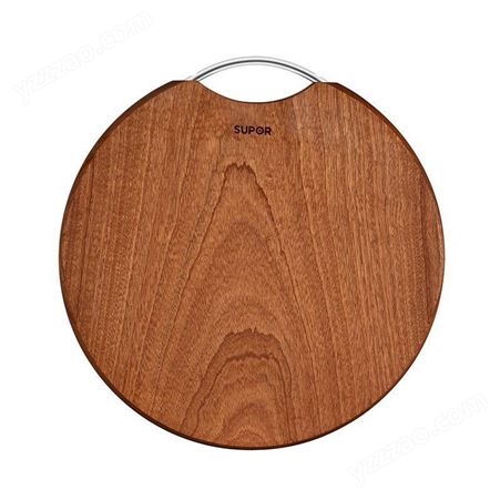 苏泊尔乌檀木砧板加厚天然整木菜板 实木案板圆形W3630AC1