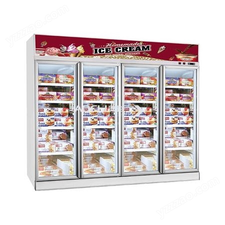 惠州冷藏柜  冰箱展示柜商用立式冰柜三门四门双门展示冰柜
