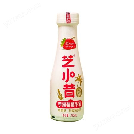芝小昔手摇桃桃牛乳黄桃味乳酸菌饮品乳饮料350ml代理