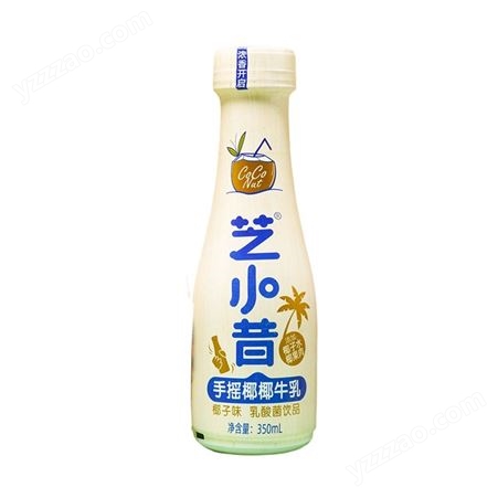 芝小昔手摇桃桃牛乳黄桃味乳酸菌饮品乳饮料350ml代理