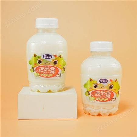 完达山草莓味乳酸菌饮品瓶装乳饮料西米露招商320g