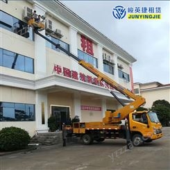柳州升降机租赁 高空刷漆用22米高空作业平台出租