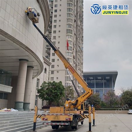 广西钦州升降机出租 外墙涂装工程用直臂升降机出租 24米直臂高空作业平台出租