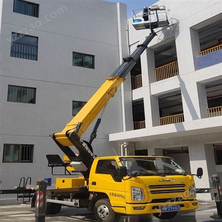 来宾升降机出租 电力安装车 外墙装修登高作业平台租赁车