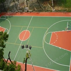 育翔硅pu球场篮球场悬浮地板pp室外地板