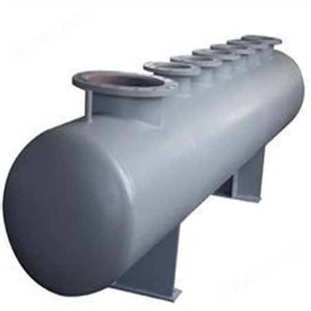 XJFJSQ-001空调分流集分水器地暖管道水循环碳钢不锈钢分气缸