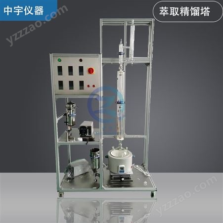 中宇实验仪器实验精密精馏装置，实验室成套玻璃精馏塔