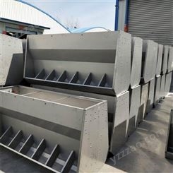 腾飞机械 养猪场不锈钢食槽 养殖设备养猪料槽 保育料槽