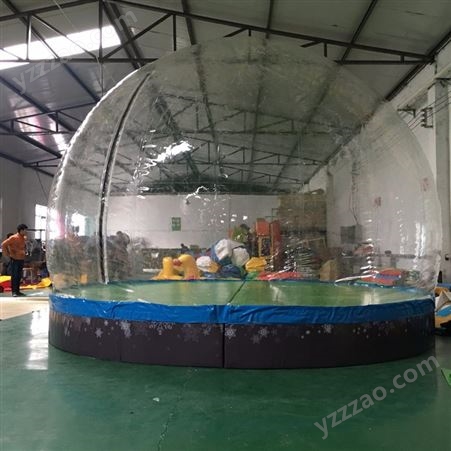 销售直径5米6米水晶 球制作 定制pvc气泡屋气泡房可定做尺寸