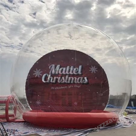 销售直径5米6米水晶 球制作 定制pvc气泡屋气泡房可定做尺寸