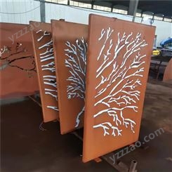 锈蚀耐候钢板 景观园林耐候板 锈钢板加工厂切割折弯