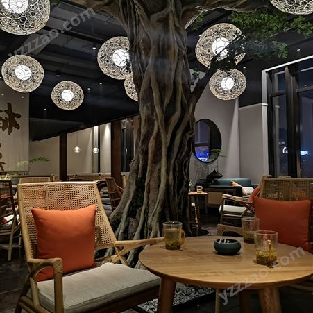 仿真椰子树 假椰树大型仿树 人造酒店摆放餐厅装饰假树 天逸匠心