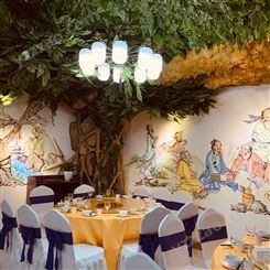 承接生态餐厅设计装修休闲会所智能温室生态餐厅设计建造