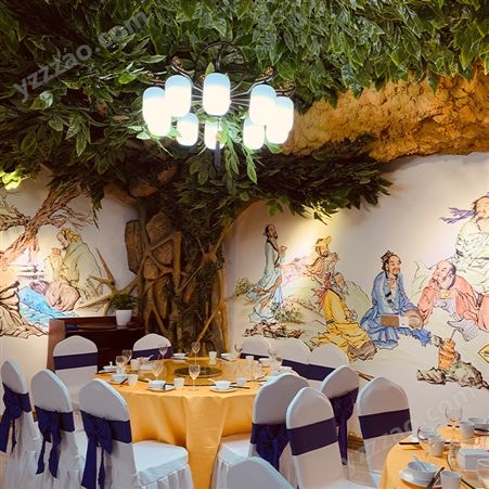 承接生态餐厅设计装修休闲会所智能温室生态餐厅设计建造