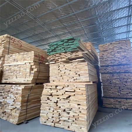 景弘木业 纹理清晰白杨木板材 烘干板材大量供应