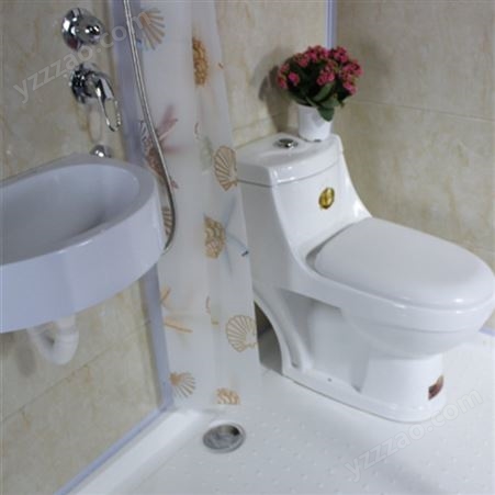 一体式卫生间工程批发隔断淋浴房 工厂干湿分离卫生间整体淋浴房