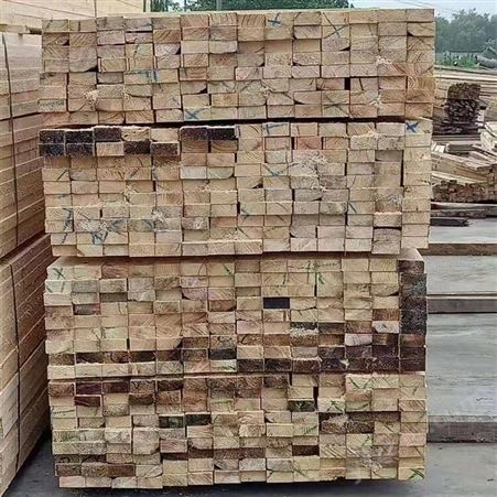 建筑工地专用熏蒸方木 松木 耐磨木方条 建亿建筑