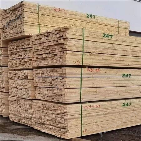 建筑木方 建亿建筑工地辐射松支模方木 户内外模板木方定制