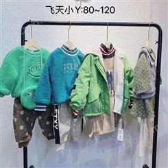 广州儿童服装批发 2020秋冬新款 韩版男女童两件套 中小儿童套装