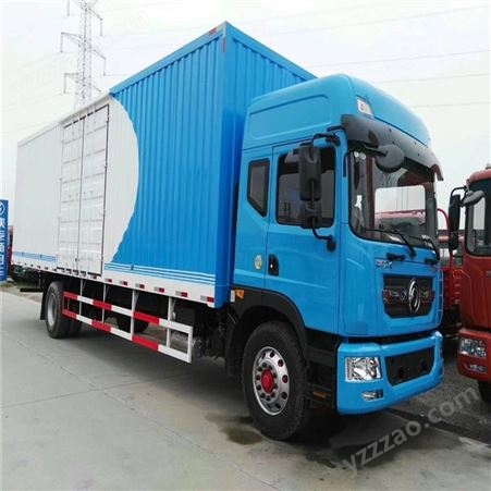 D9-12东风平板运输车 国六多利卡6.8米平板运输拖车货车