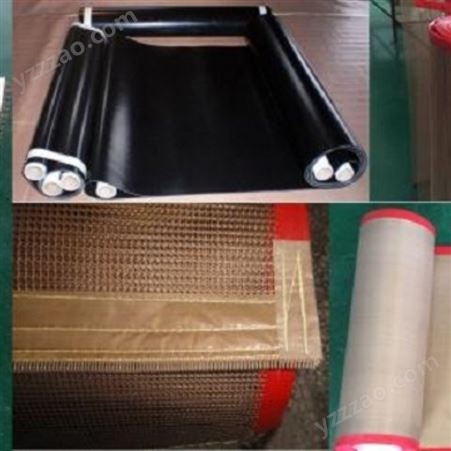 河南 特氟龙网格带 4*4多种规格 四氟布网状传送带 耐化学腐蚀 厂家供应