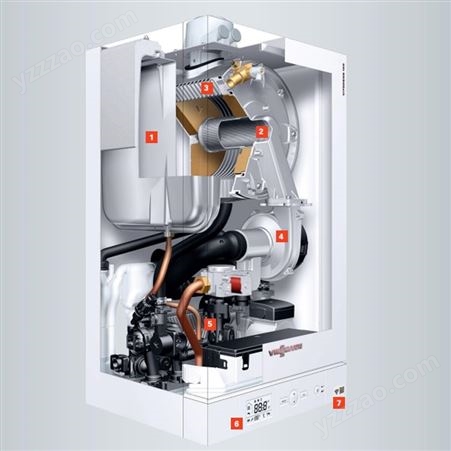 艺航暖通-Vitodens 100-W B1JD/B1HD冷凝壁挂炉设备工程