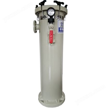 耐酸碱自吸桶 小型精密过滤器 滤芯式过滤器 水处理过滤器2004