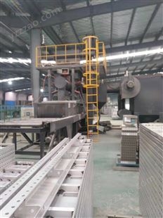 钢材铝模板用抛丸机压铸铝处理 锟道通过式抛丸清理机 尚台机械