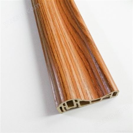 竹木纤维装饰线条 顶角线瓦口线高低生态木木塑墙裙收口造型线条