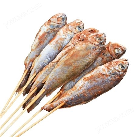 香酥黄鱼小串 油炸小黄鱼半成品3件起批 烧烤炸串食材