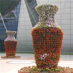 生产出售 绿植雕塑花柱 建造花柱景观 花柱景观 可定制
