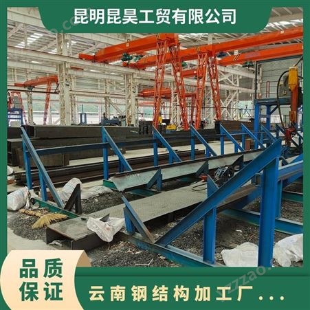 H型钢柱钢梁箱型柱Q355B钢板焊接制作安装 钢结构厂房加工生产厂家