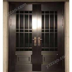 铸铜门 铸铝门玻璃复合门 凯梦铝艺款式精美