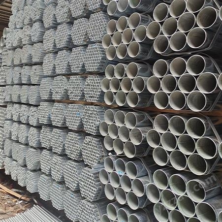 碧丰商贸 镀锌管 截面为圆形 耐腐蚀 Q235 薄壁建筑钢管 货源厂家