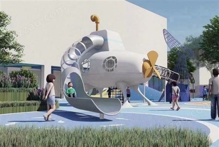 博康非标游乐设备 定制小区景区游乐园 儿童不锈钢滑梯