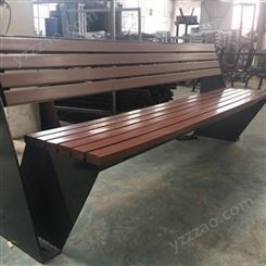 铝合金铸压塑木休闲椅厂家 石材平凳定做厂家 市政围树椅款式多