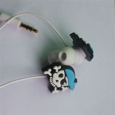 软胶耳机贴夹 XY/新颖饰品 软胶耳机束线夹 制作耳机线夹厂